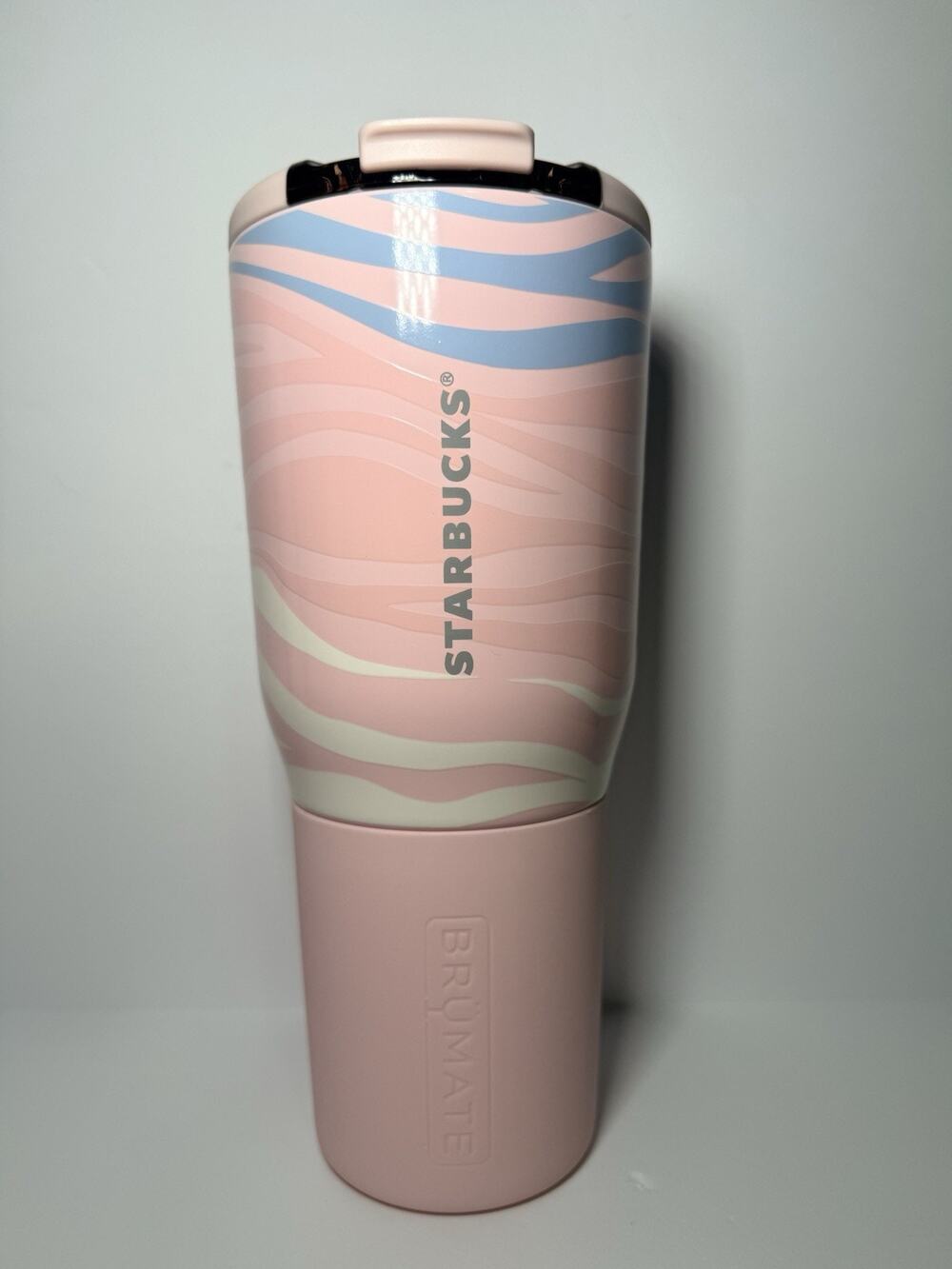 Brumate X Starbucks Philippines PINK PASTEL STRIPES 31oz Nav Tumbler Mug BNWT